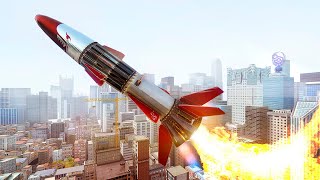 VR Видео 360 градусов "Верхом на ракете"