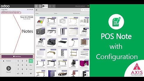 Odoo POS Order Not, Odoo POS Product Note, note add in odoo pos, Point of sale note in odoo