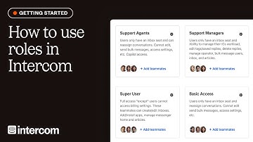 How to use roles to manage permissions in Intercom
