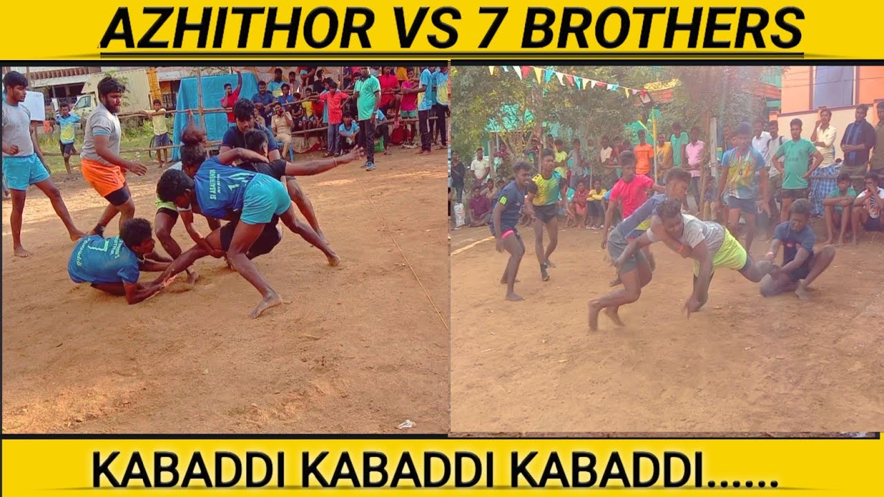 Azithor MITTANAMALLI VS AZHITHOR UNDER 20 KABADDI MATCH FROM THIRUVALLUR # ...