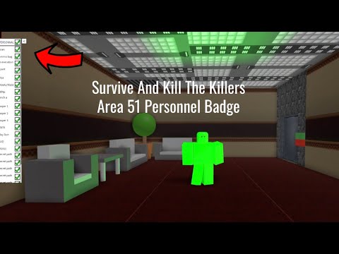 roblox survive and kill the killers in area 51 the