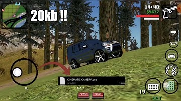 Cinematic camera Mod for gta sa | 20kb | gta sa android