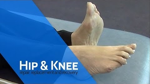 Ankle Pumps and Rotations | Hip Replacement Post-Op Physio & Exercises