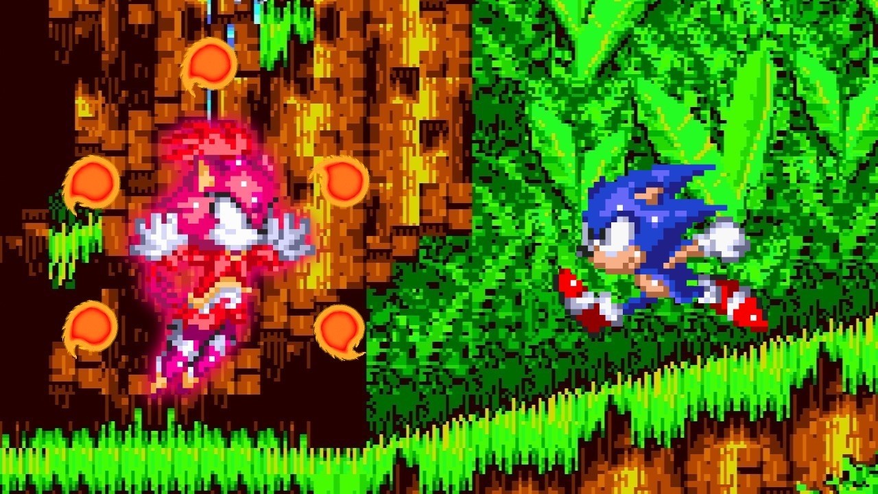 Standalone Blaze in Sonic 3 A.I.R - Blaze Shows her new Power to Sonic.