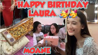 Happy Birth day Laura moane🥳 dirayain semua pemain djs😍 jadi sahabat deket nya sandrinna