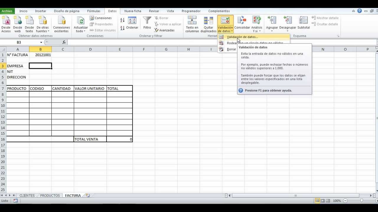 Como hacer un desplegable en excel