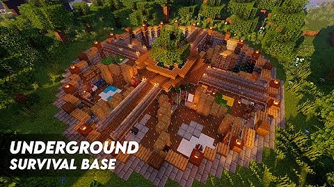 Minecraft: How to Build an Underground Survival Base | Ultimate Underground Base Tutorial - DOWNLOAD