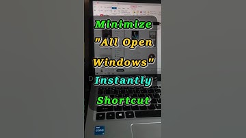 Minimize All Windows Instantly! Windows Shortcut: Show Desktop Instantly #techshorts #windows