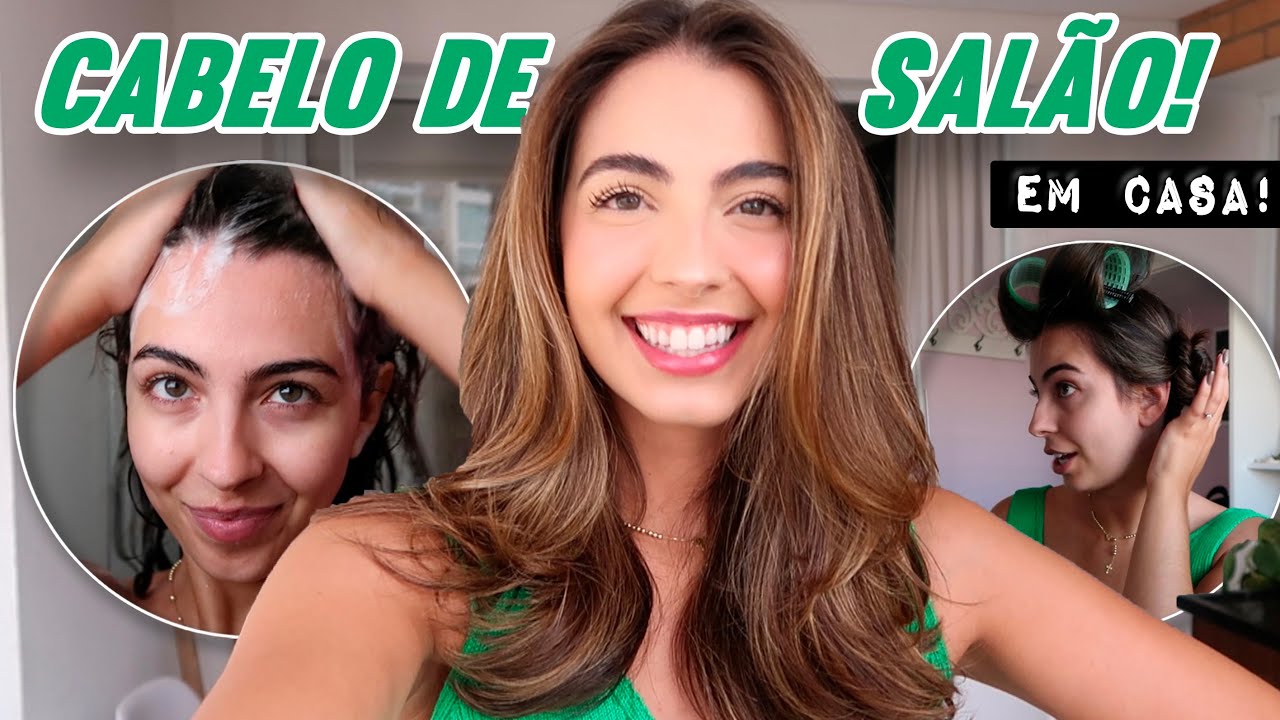 Como eu faço a TÃO PEDIDA ESCOVA MODELADA EM CASA (sem escova modeladora) 🔥