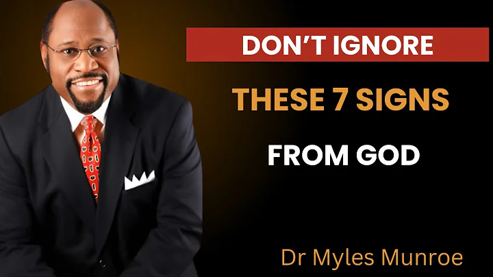 WHEN GOD IS ABOUT TO BLESS A woman with SOMETHING BIG, SHE WILL SEE THESE 7 SIGNS = DR. MYLES MUNROE