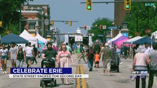 Crowds fill State Street as Celebrate Erie festival thrives