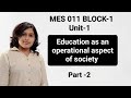 Education & economic growth/Influence of political ideology/constitutional provisions for Education