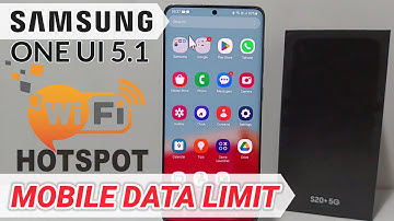 How To Set Mobile Hotspot Data Limit In Samsung One Ui 5.1