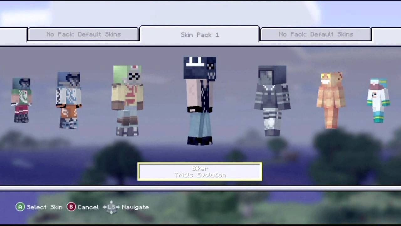 Minecraft Xbox 360 Edition: Skin Pack 1! - YouTube