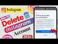 How to Delete Instagram Account Permanently (2026) | Step-by-Step Guide | Ayaz Tech Help