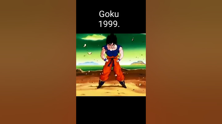 Evolution of Goku. (animation)