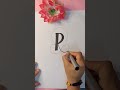 Letter R calligraphy #crafts ideas #diy #