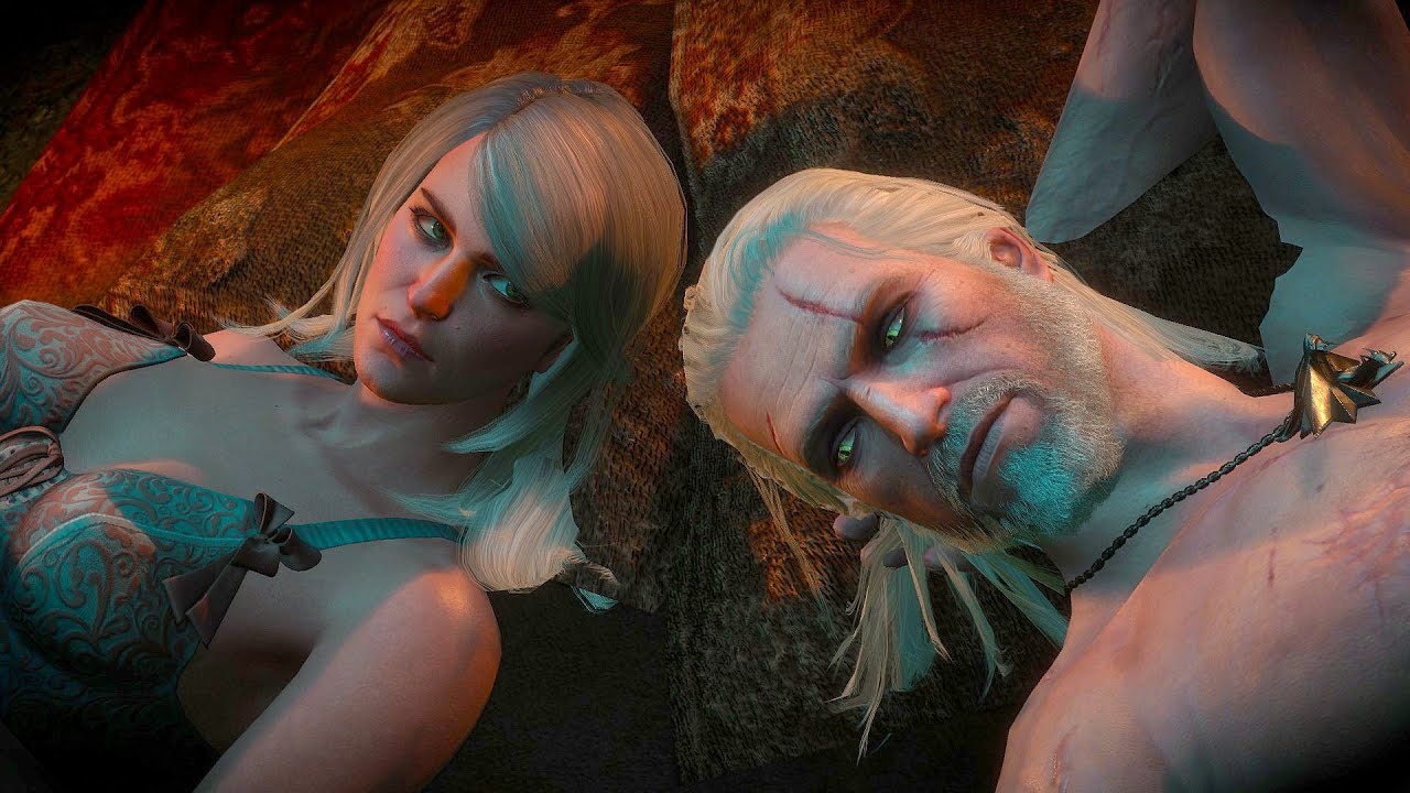 Game ending with threesome witcher