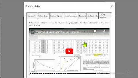 Measure Vapor Liquid Equilibrium Virtual Laboratory