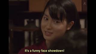 // Yamazaki Kento and Tsuchiya Tao funny face showdown //
