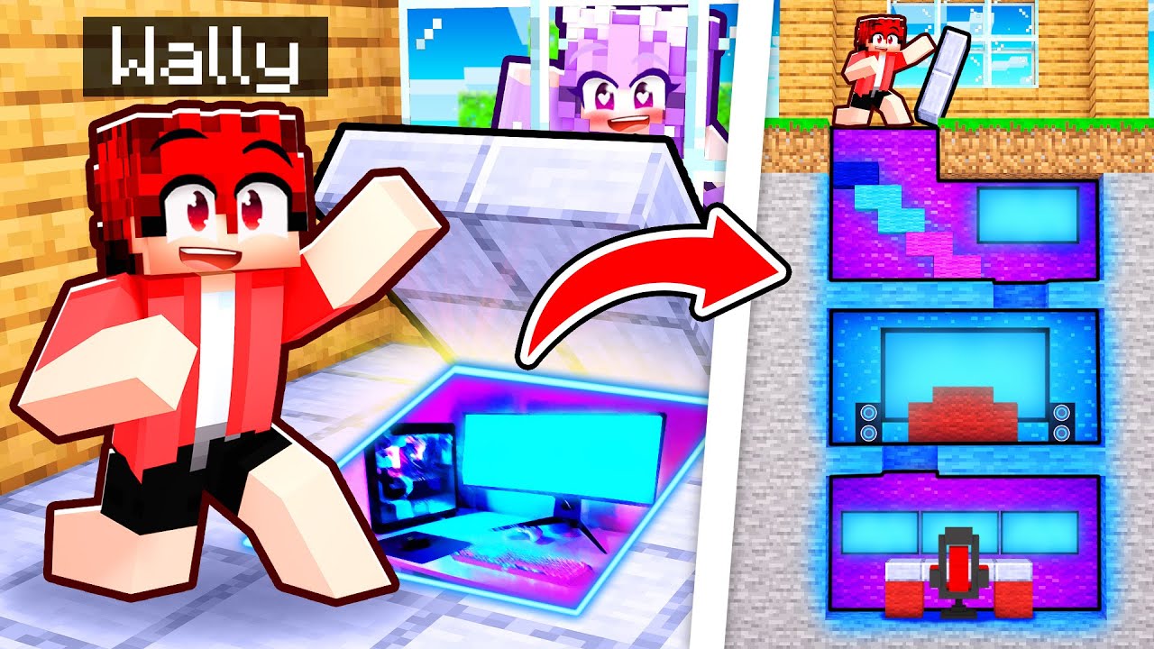 My SECRET GAMING ROOM To Hide From My CRAZY FAN GIRLS!