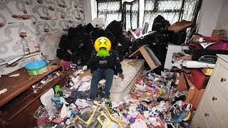 🤯THE ROOM OF THIS DAD WHO TAKES CARE OF HIS KIDS IS DISGUSTING AND DIRTY AT THE SAME TIME!🤮#clean