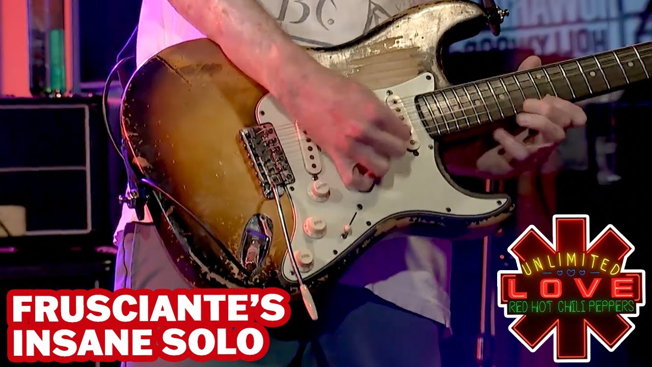 Frusciante's INSANE Give It Away Solo On Howard Stern YouTube