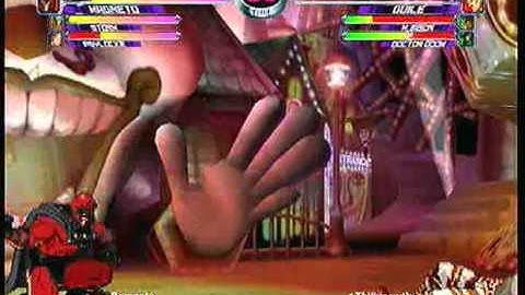 MvC2 Online (360): Brett (MSP) vs Thillygewth (Gui/Bis/Doom) 30 .:6.2.10:.