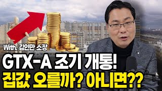 GTX-A 조기 개통!! 호재 실현으로 경기도 집값 오를까?  (김인만 소장 / 3부)
