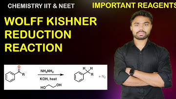 #Wolff-kishner reduction | Reaction of #carbonyl to methylene group |JEE NEET