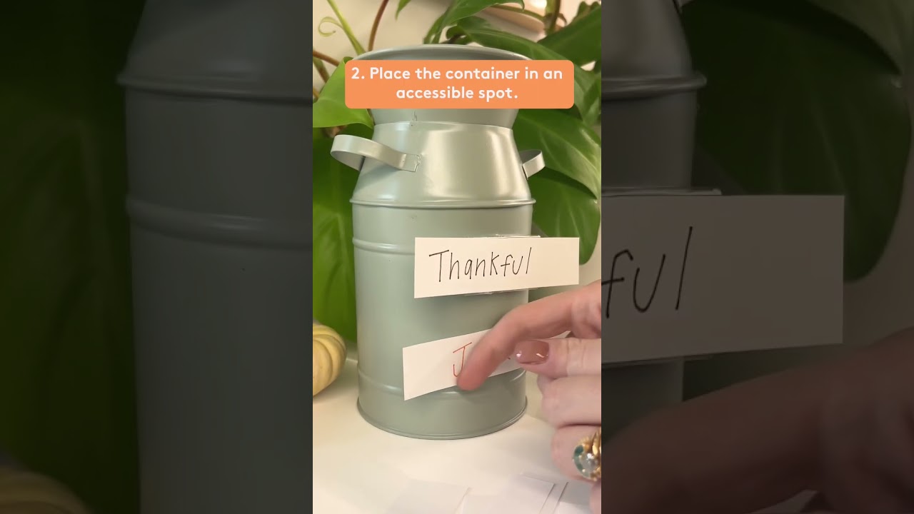 Create your own gratitude jar today! 🧡 A bonding activity that helps your child grasp “thank you”.