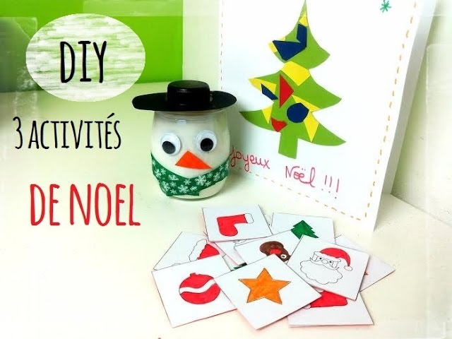 Noel 3 Activites Manuelles Pour Ne Pas S Ennuyer Youtube