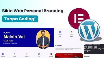 TUTORIAL MEMBUAT WEBSITE MUDAH TANPA CODING UNTUK PERSONAL BRANDING DAN PORTOFOLIO