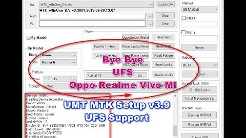 UMT MTK Setup v3.9 UFS Support | Oppo, Xiaomi , Realme , Vivo |  UMT MTK CPU Latest 2021