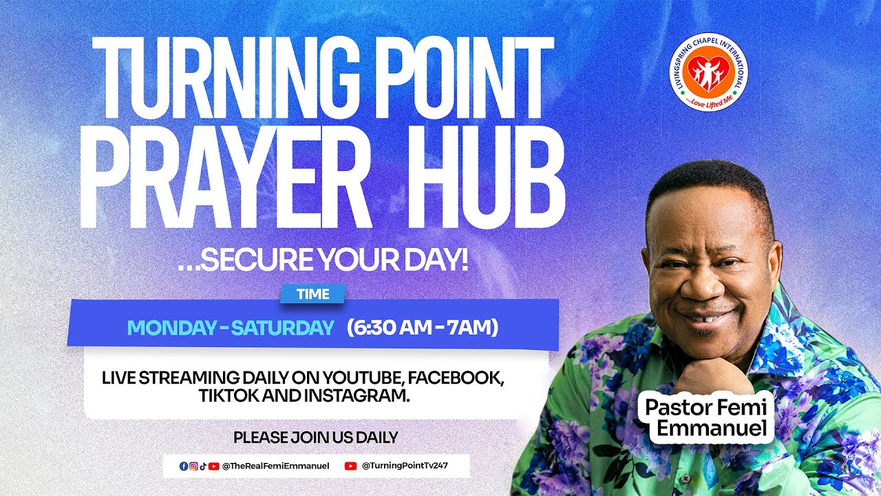 Turning Point Prayer Hub || Securing Your Day || Wednesday, 14th January