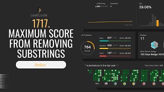 1717. Maximum Score From Removing Substrings  | Medium | 1Zero