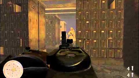 CoD2 B2F MG34 ingame action