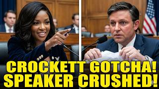 Jasmine Crockett HUMILIATES Mike Johnson — His Plan COLLAPSES on the Spot!