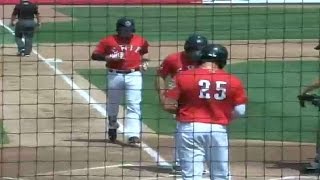 Erie's Eaves hits three-run homer to right