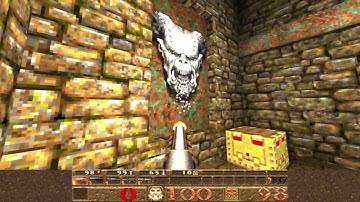 E2M7 The Underearth    Quake Walkthrough Easy Difficulty No Commentary Secret Level