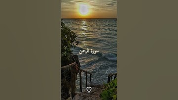 💚 تلاوة هادئة 💚 #فلسطين #قرآن #سورة_الرحمن #غزة #فلسطين_حرة #رفح #هدوء #راحة_نفسية #تلاوة_خاشعة 🤍