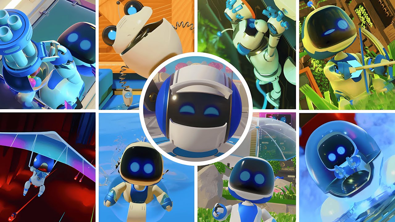 Bot Transformation Astro's Playroom All Power-Ups & Bot Transformations (PS5) - YouTube