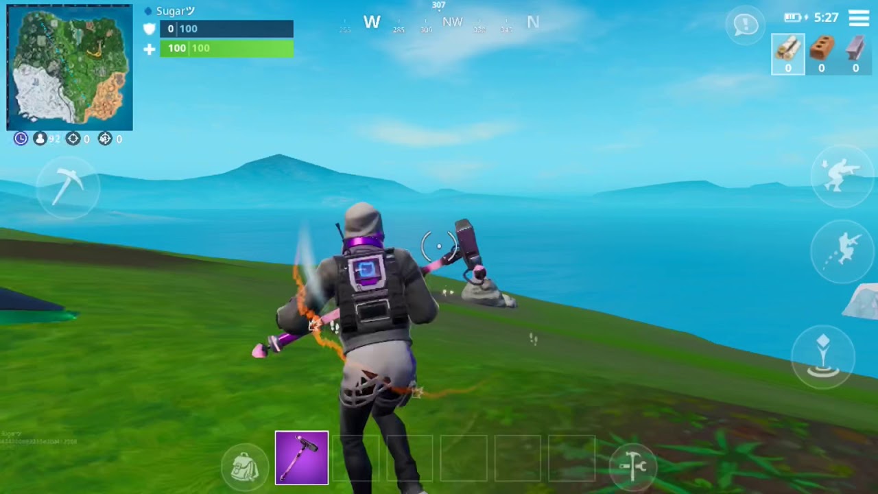 Fortnite Stratus backbling showcase! (Real time storm data)
