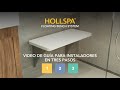 Banco Flotante HOLLSPA: Video de guía para instaladores en tres pasos