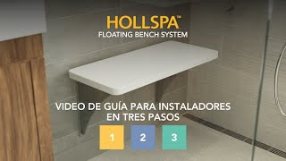 Banco Flotante HOLLSPA: Video de guía para instaladores en tres pasos