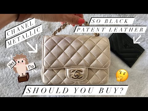 Wear & Tear on Chanel Metallic Gold & So Black Patent Leather 🤔 (Highly  Requested Video) 