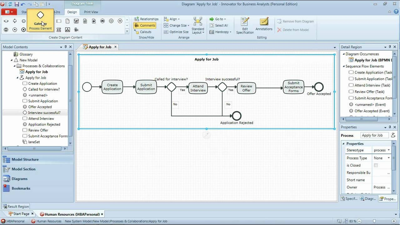 workflow diagram คือ  2022  BPMN Tutorial - Part 1 - Simple BPMN Workflow (Business Process Modeling)