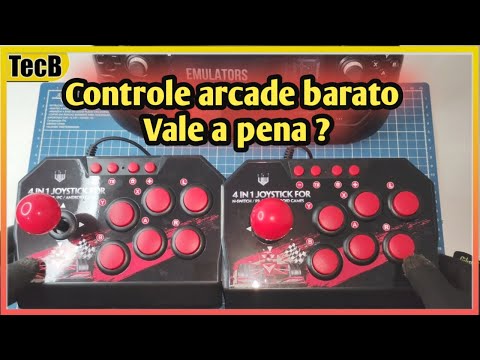 controle arcade station, controle retrô