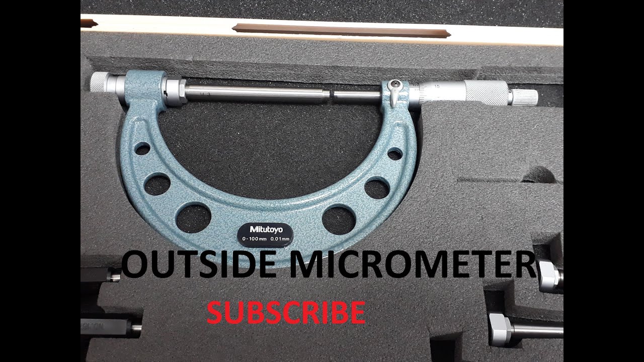HOW TO USE AND MEASURE OUTSIDE MICROMETER Rotating & Static