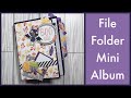 Halloween File Folder Mini Album Quick and Easy Tutorial